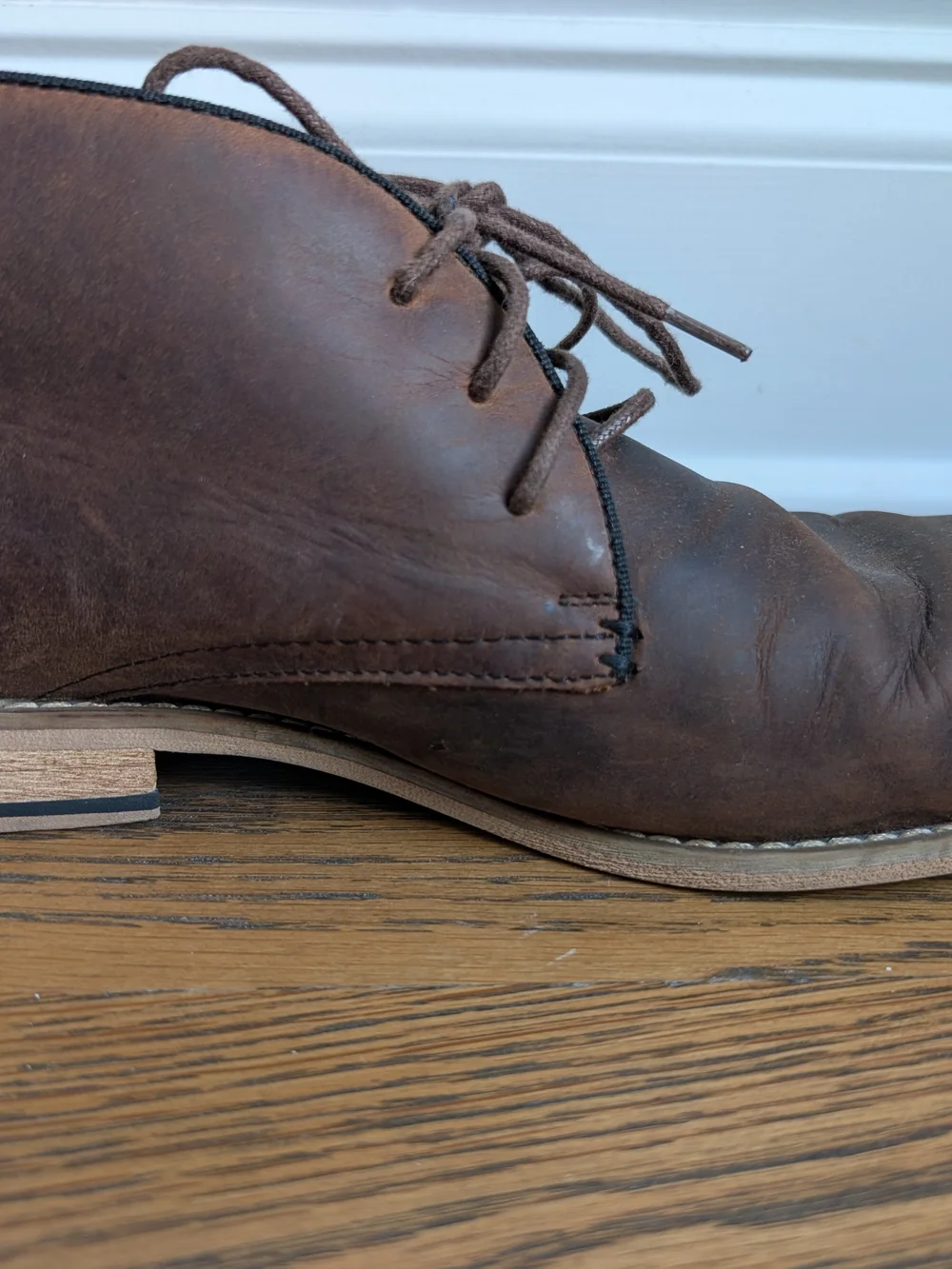 Joseph Abboud Men's Brown Leather Chukka Boots Size 10 D Ankle Desert 40RV 10D40